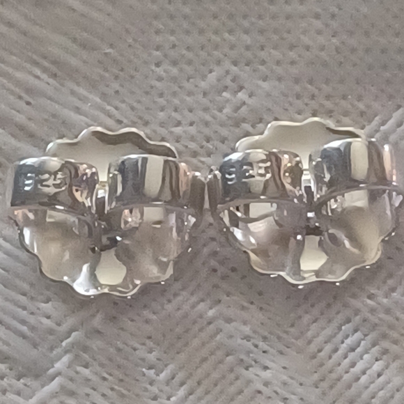 John Atencio Amethyst and Diamond Stud Earrings, SS - Picture 9 of 11